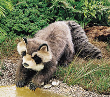 OUT OF STOCK/UNAVAILABLE  Large Raccoon Puppet