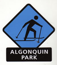 OUT OF STOCK/UNAVAILABLE  Cross Country Skier Bumper Decal