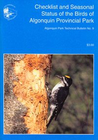 No. 09 - Checklist and Seasonal Status of the Birds of Algonquin Provincial Park