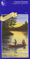 Algonquin Canoe Routes Map