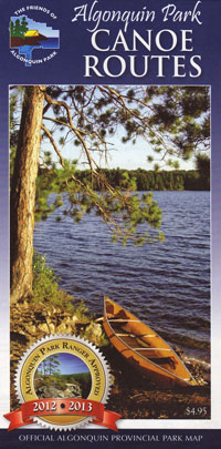 canoe algonquin park map routes camping provincial trip fishing canada route lakes ontario official network maps lake trout algonquinpark opeongo