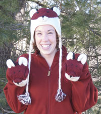 OUT OF STOCK/UNAVAILABLE  Felicity Fox Hat and Mittens