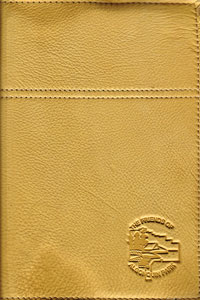 OUT OF STOCK UNAVAILABLE Leather Journal Cover Cream