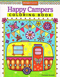 OUT OF STOCK/UNAVAILABLE Happy Campers Colouring Book