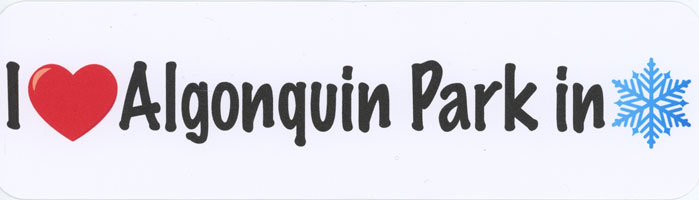 I Love Algonquin in Winter - Icon Sticker