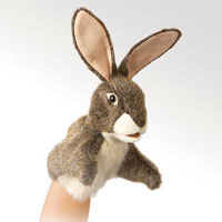 OUT OF STOCK/UNAVAILABLE Little Hare Hand Puppet