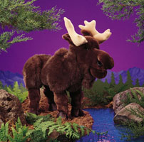 OUT OF STOCK/UNAVAILABLE Bull Moose Hand Puppet