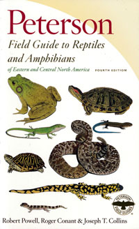 OUT OF STOCK/UNAVAILABLE Reptiles and Amphibians of Eastern/Central North America, Peterson Field Guide