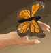 Mini Monarch Finger Puppet